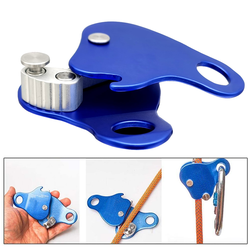 Rope Grab Fall Protection Arrester Equipment Fits Climbing Work at Height Rescue Ladder Protect Safety Climbing