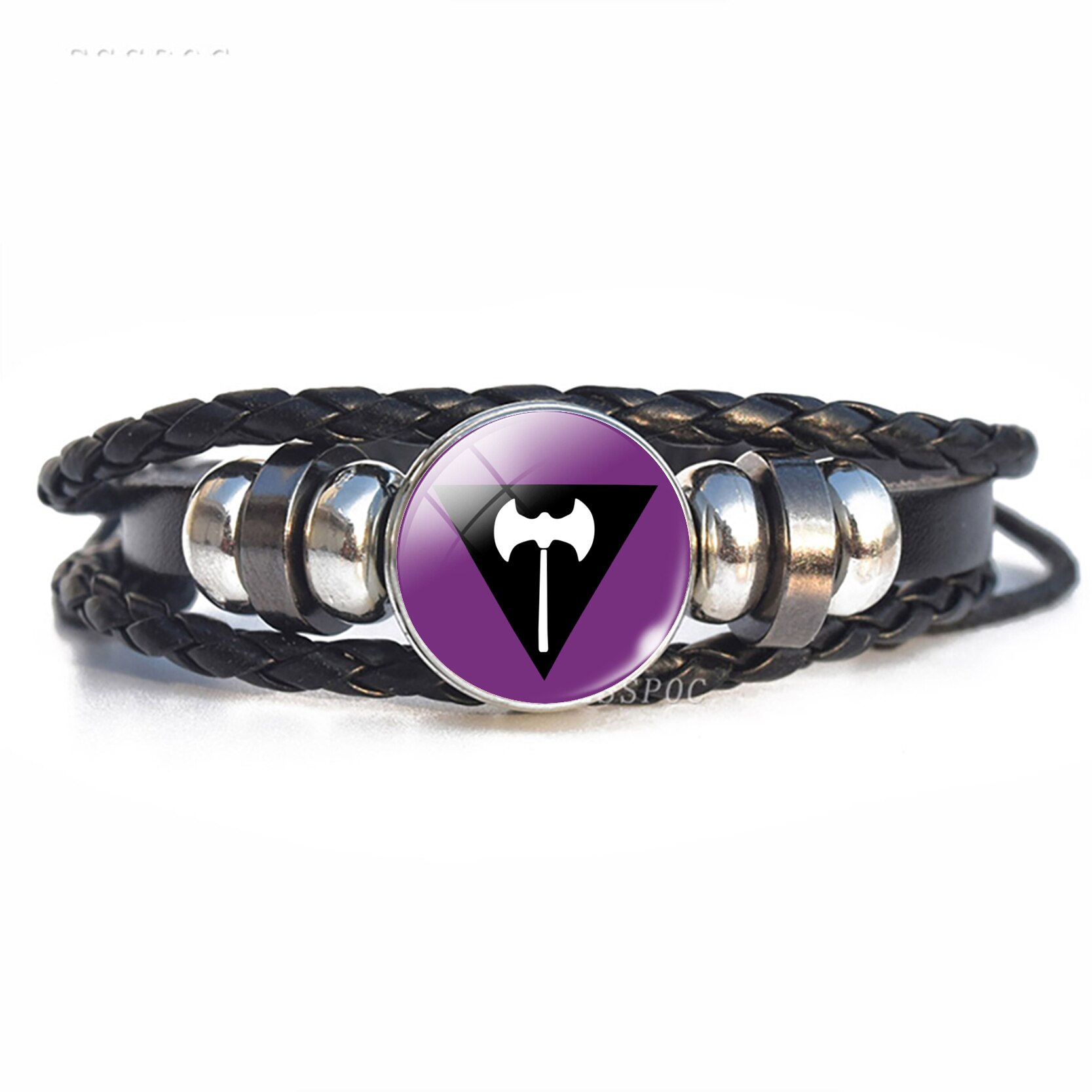 Regenbogen Flagge Lesben Homosexuell Stolz Punk Leder Armbinde Bisexuelle Transgender Stolz Armbinde Männer Frauen: Größe 14