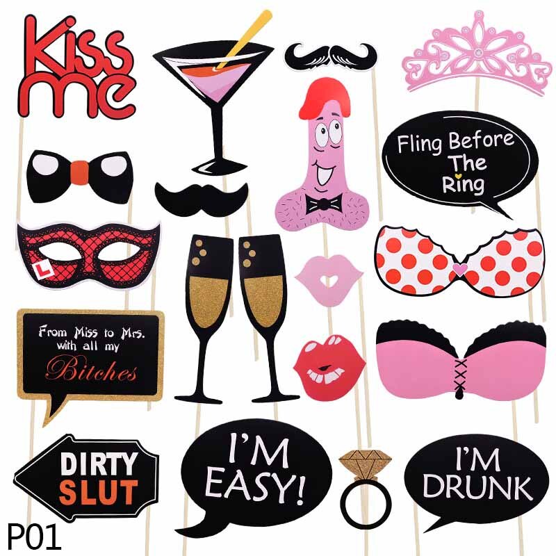 1set Hawaii Party Photo Booth Funny Mask Flamingo Team Bride Wedding Party Decor Photobooth Props Tropical Summer Carnival Props