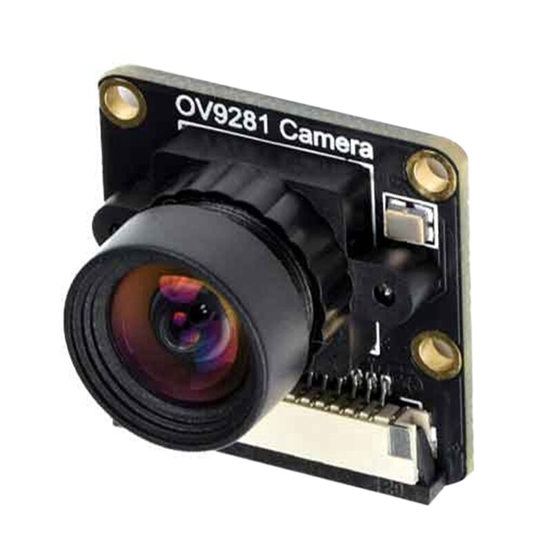 For Raspberry Pi Zero/W/WH/2W Black White Camera Global Shutter Ov9281-110 Degree 1MP Wide Angle Fisheye Camera