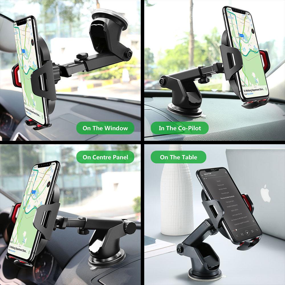 Supporto Del Telefono dell'automobile del Parabrezza di Gravità Pollone per Il IPhone X Supporto per auto mobile Smartphone Supporto Del Basamento
