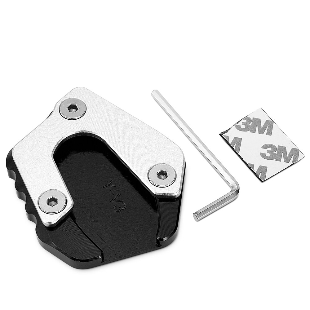 Kickstand Pad Motorfiets Voet Zijstandaard Plaat Kickstand Vergroter