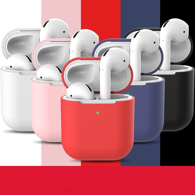 Silikonowe Etui do AirPods - Ochronne Pokrowiec na Bezprzewodowe Słuchawki Apple