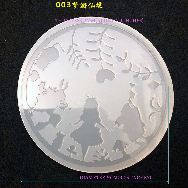 Transparent Silicone Mould Resin Decorative Craft DIY Winter lovers girl owl elk Type epoxy resin molds for jewelry making tool