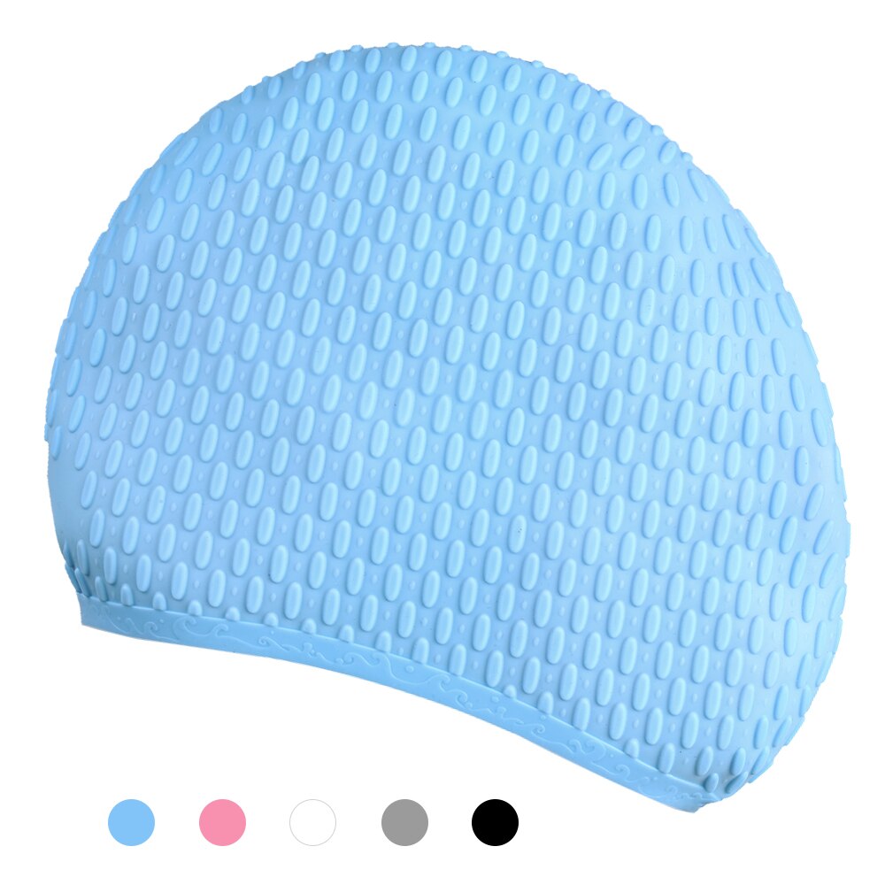 Volwassenen Badmuts Silicone Mannen Vrouwen Badmuts Voor Lang Haar Kort Haar Gorra Negra Zwemmen Hoed