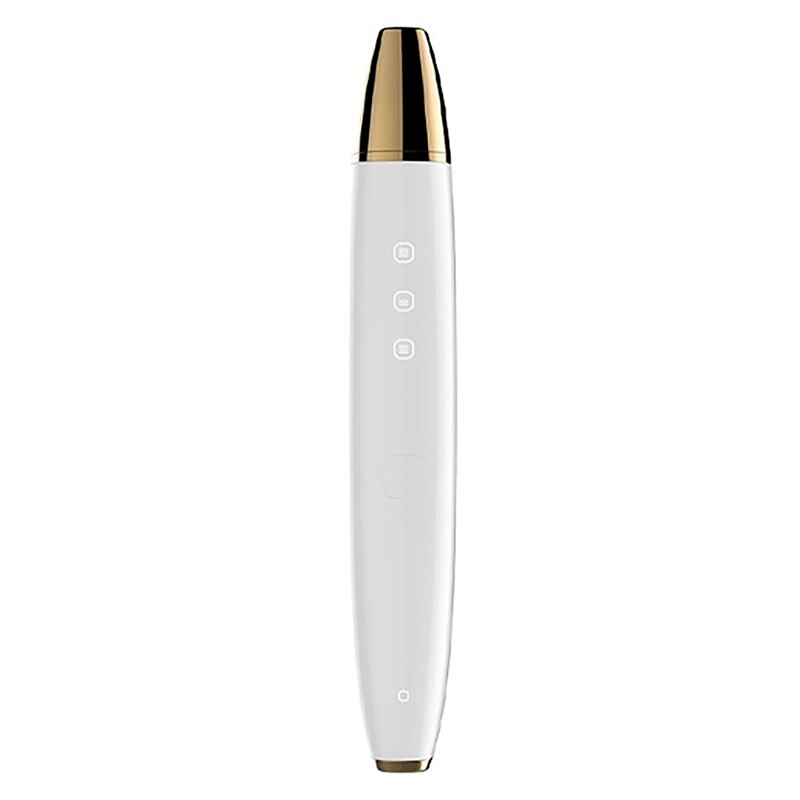Bolígrafo antiarrugas para masaje de ojos, radiofrecuencia, terapia de luz roja, aparatos faciales portátiles para belleza: White