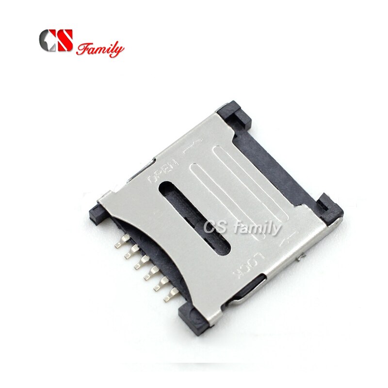 Vergrendeld Micro Sim Kaart Lade, Micro Sim-kaart Socket Houder Slot