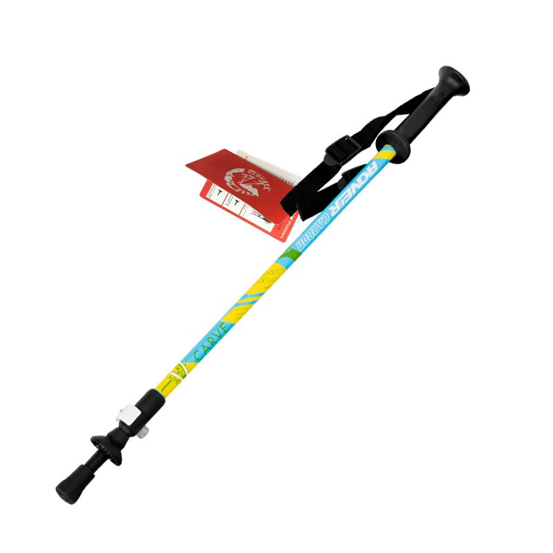 Kids Carbon Mountain Hiking Walking Ski Children's Walking Sticks Outdoor Walking Cane Outdoor Hiking Cane Mountaineering Stick: Blue