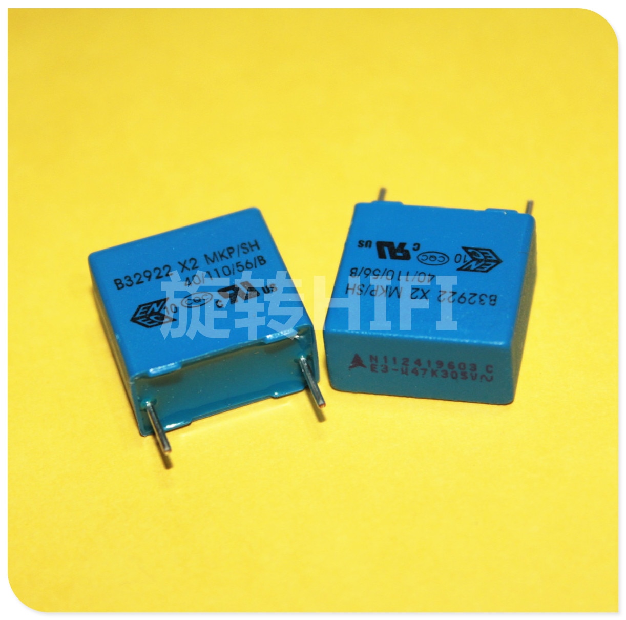 10x Condensatori EPCOS B32922C3473M PP X2 - 0,047uF 47nF 305VAC RM15