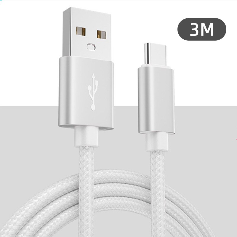 Data Kikker 1M 2M 3M Snelle Oplaadkabel Voor Sony Playstation5 Gevlochten Opladen Type C Naar Type C Kabel Voor Xbox Serie S X: white 3m