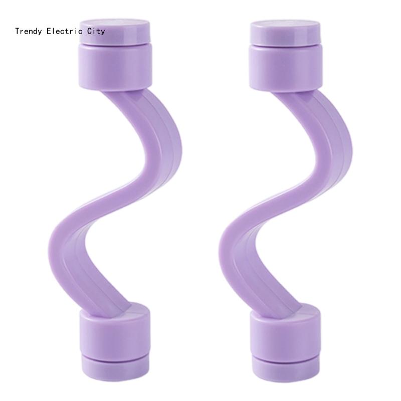 Magnetischer Waschmaschinen-Türhalter, kein Werkzeug erforderlich, Kunststoffstruktur für Waschmaschine R9CD: Lila