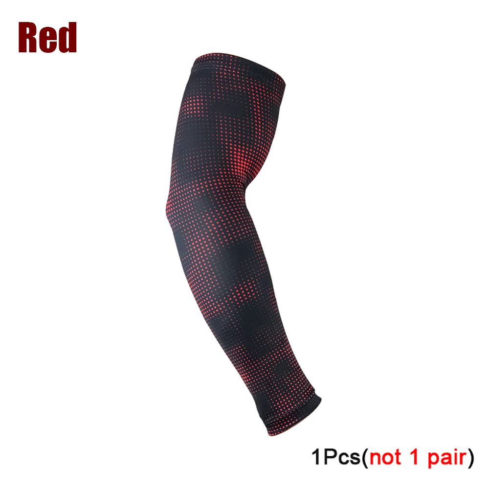 1 Stück Arm-Kompressionshülsen, Kühlhülsen, Armstütze für Tennis und Golfspieler, Sport-Laufmanschettenabdeckung, schützende Armmanschette: XL / Weiß