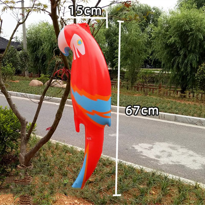 Inflatable Coconut Tree Ice Bucket Bird Shark Inflatable Toy Beach Swimming Pool: -E