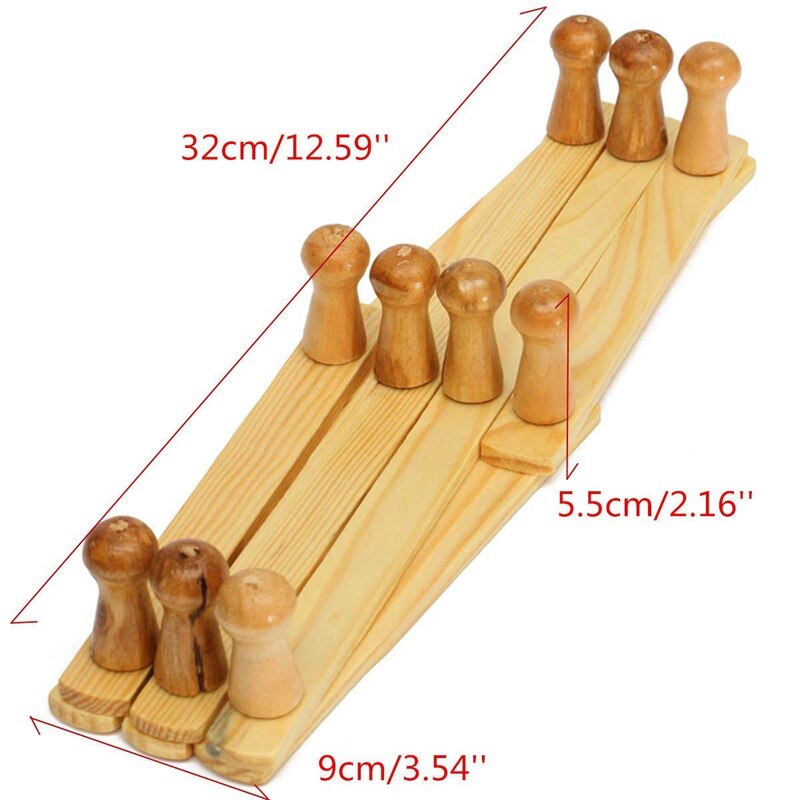 Harmonika væghænger 10 kroge pakke  of 2 naturligt træ vægmonteret udvideligt harmonika pind klædestativ bøjle 2 pakke