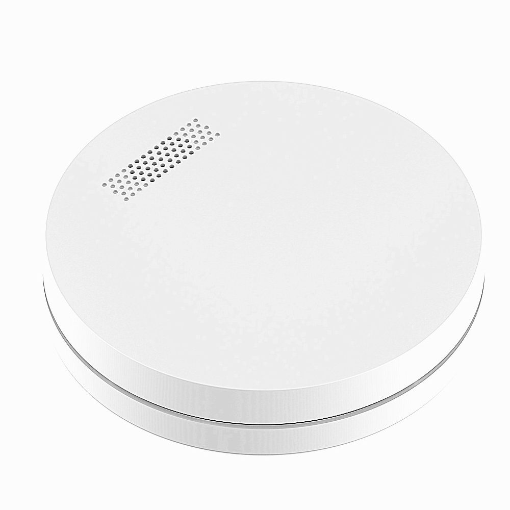 Tuya-Detector de humo ultrafino WIFI, dispositivo fotoeléctrico de seguridad para el hogar, batería no incluida