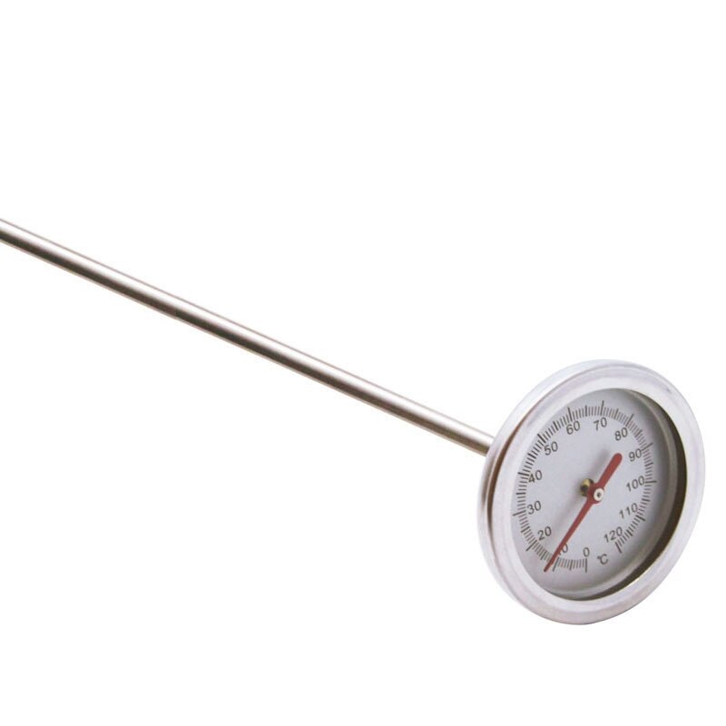 20 Inch/50cm Length Compost Soil Thermometer Premium Food Grade Stainless Steel Measuring Probe Detector