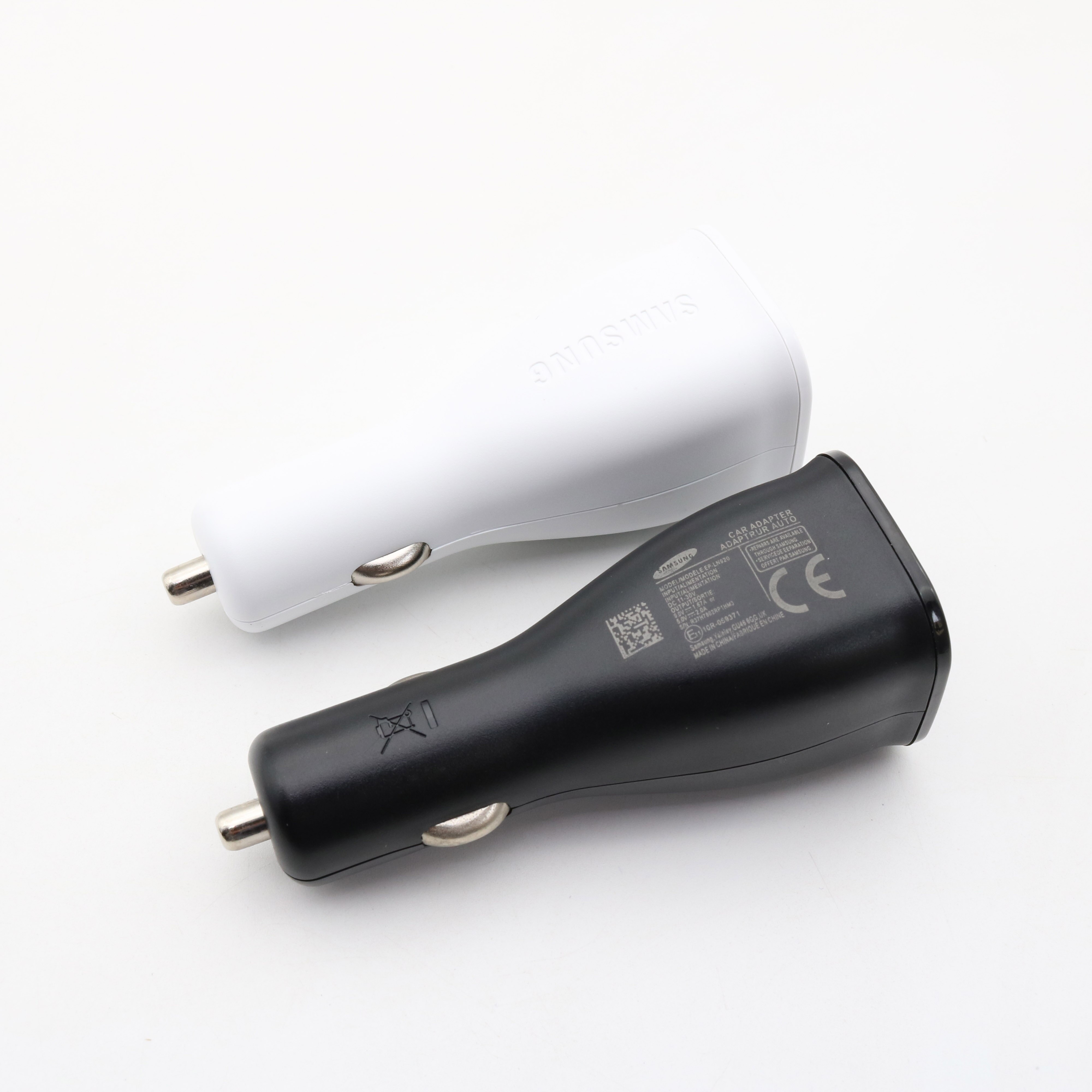 Samsung cargador de coche Dual USB rápida adaptador Micro USB tipo C Cable para Galaxy s10 s9 s8 más S10 + Nota 10 Plus 10 + 8 9 5: Negro / only car charger