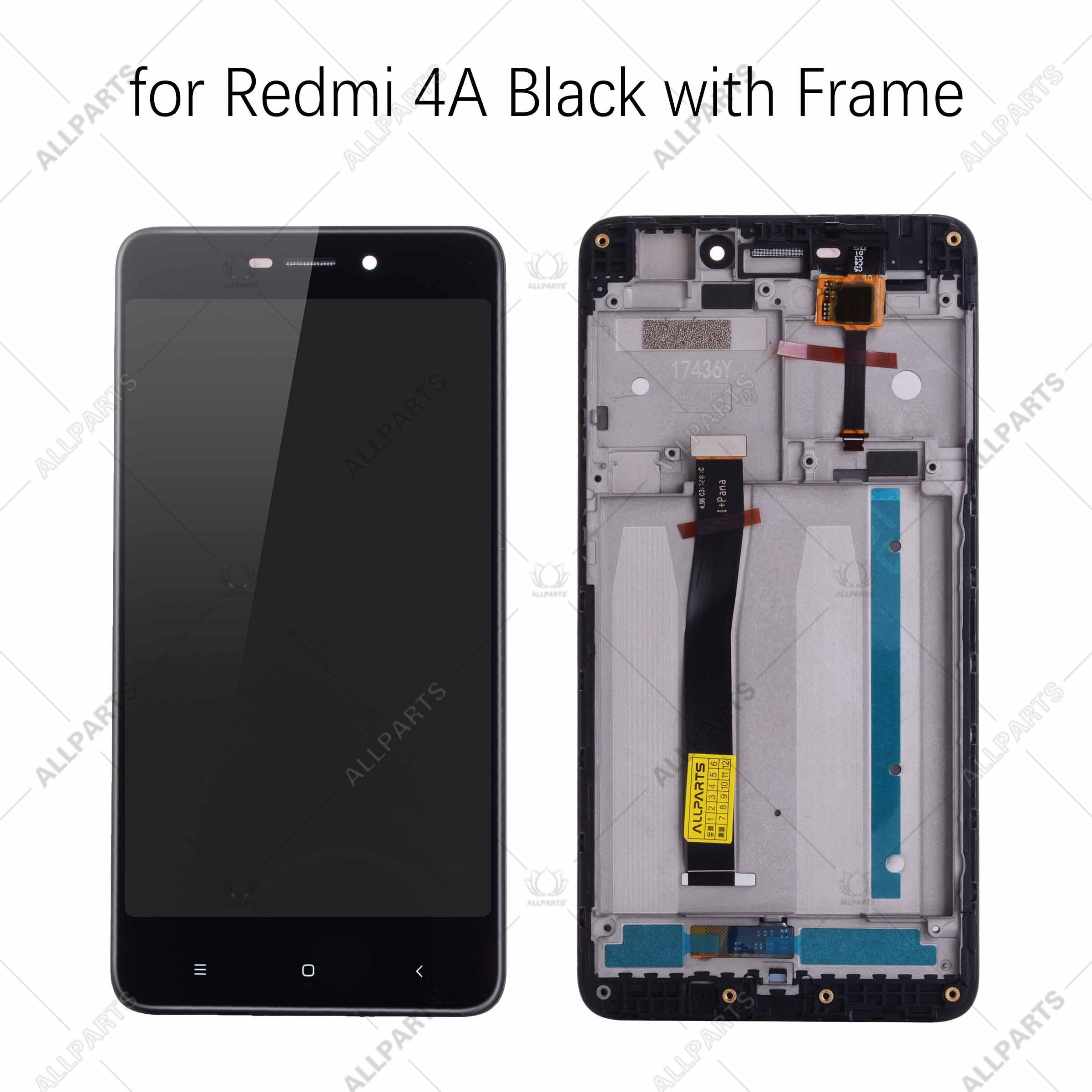 5.0&quot; Tela Frontal Display do XIAOMI Redmi 4X 4A LCD Touch Completo Compatível Con: 4A Black with Frame