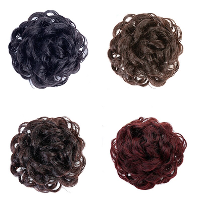DIFEI-chignon Donut, chignon synthétique, griffes à clip, accessoires pour chignon, extension capillaire pour femmes