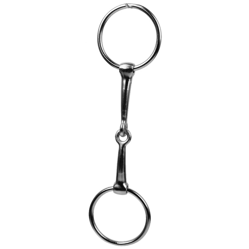 Häst mun lös häst mun bit häst mun bit länk snaffle häst bett silver rostfritt stål ridsport ponny bett mun