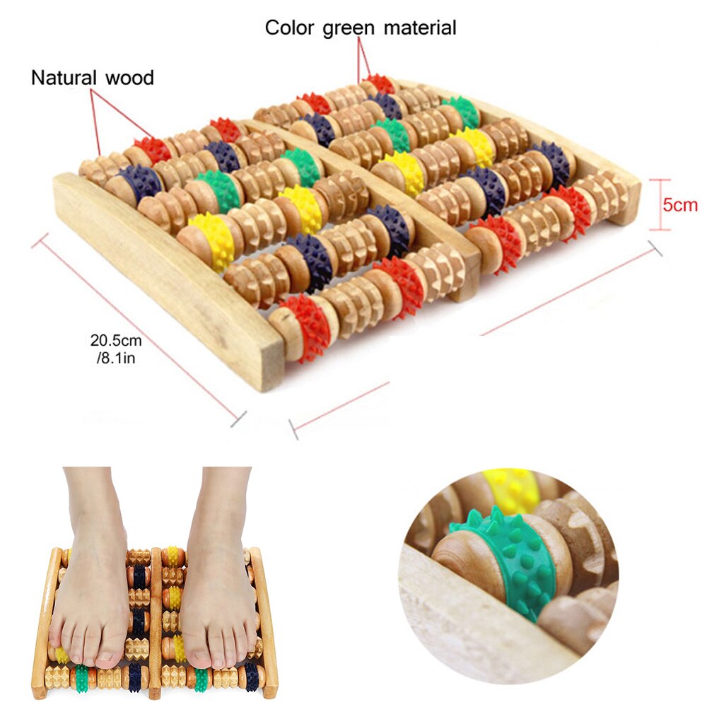 Tcare Neue Holz Fuß Massage Roller für Plantarfasziitis Relief Tiefe Gewebe Massage Werkzeug Stress Relief Fuß Arch Schmerzen Schmerzen: Style 15