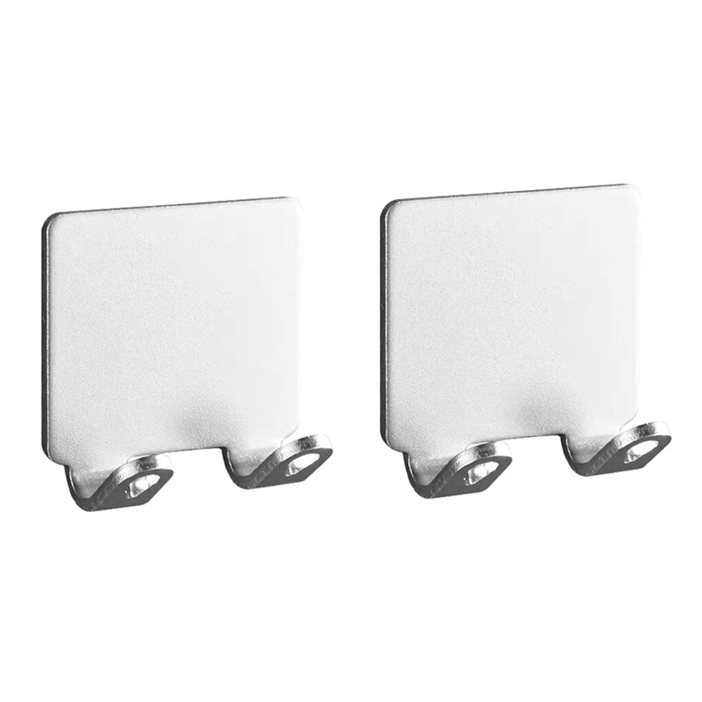2pc 304 stainless steel Razor Holder Men Shaving Shaver Shelf Shaving Razor Rack Bathroom Storage Rack Viscose Wall Hooks Hanger: 2pcs3
