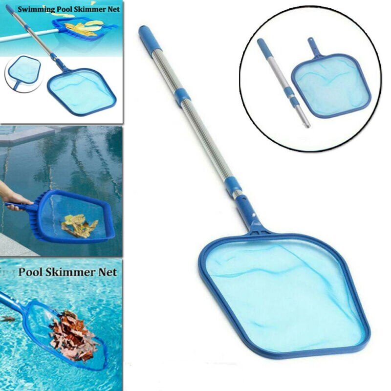 U.S. Pool Supply Pool Maintenance Kit with Leaf Skimmer Net, Brush, and Adjustable Telescopic Pole - 6 Deep Mesh Netting, Nylon Scrub Brush, Clean Sweep Debris from Walls, Floors, Steps U.S. Pool Supply Pool Maintenance Kit with Leaf Skimmer Net, Brush, and Adjustable Telescopic Pole - 6 Deep Mesh Netting, Nylon Scrub Brush, Clean Sweep Debris from Walls, Floors, Steps