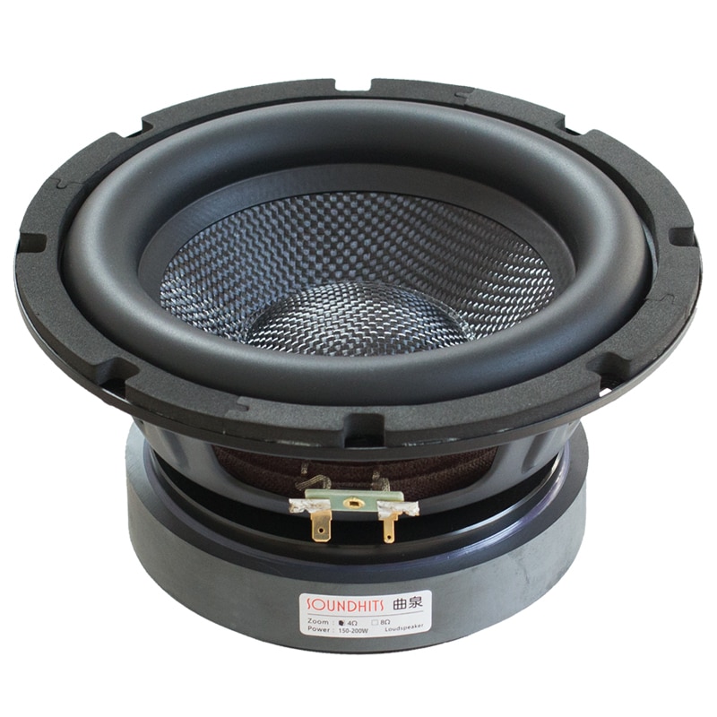 1PCS Soundhits SW-801 8'' Subwoofer Speaker Driver Glassfiber Cone Deep Rubber Suspension Max 200W Power Fs=41Hz
