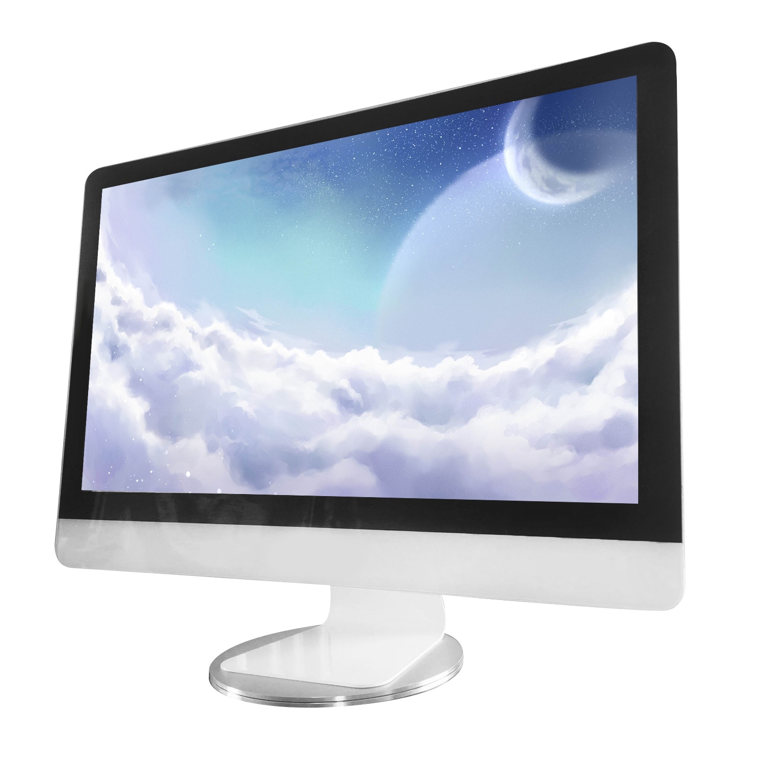 Besegad コンピュータモニタースタンド 360 度回転ノンスリップアルミモニターベースドックアップルの imac Mac テレビプロジェクター