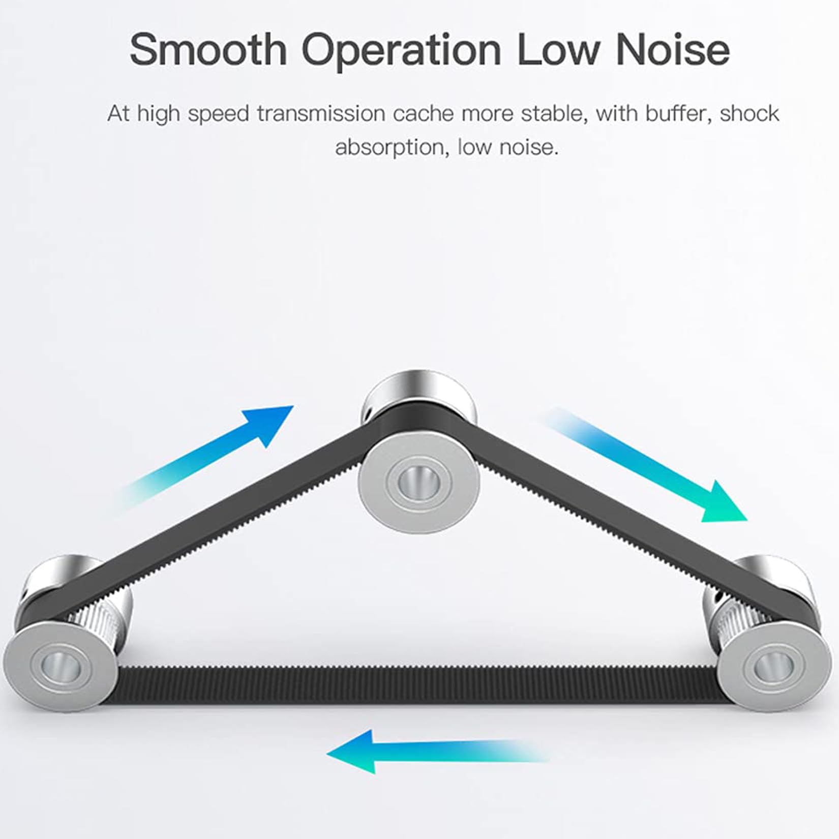 Creality Ender-3 V3 SE X+Y-axis and Ring Belt Rubber Black 2GT W6×L630 Original 3D Printer Accessories