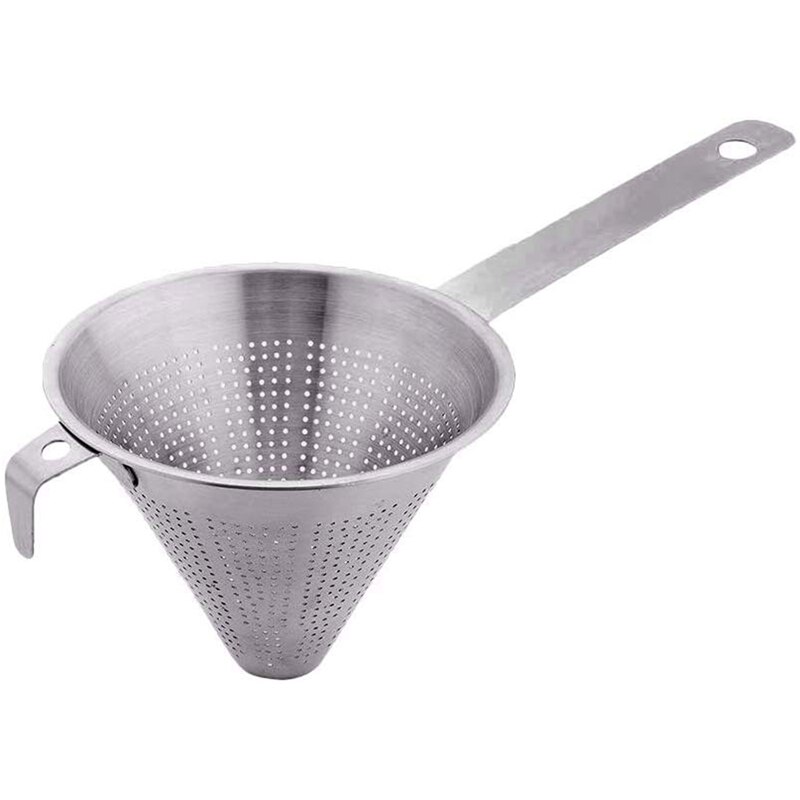 Fine Mesh Filter Cone Sn Filter Food Filter Stainless Steel Cover Filter Kitchen Supplies Baking Tools: Default Title