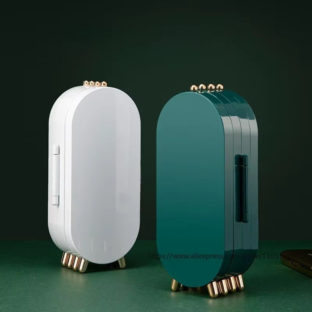 Huishoudelijke schoonmaakmiddelen, sieradenopbergdoos, sieradenrek, sieradenhouder, oorbellenhouder