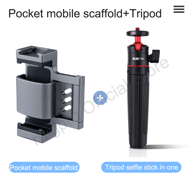 DJI Osmo Tasche 1 2 Faltbare Stativ Halfter Ladung Basis Smartphone Stativ Montieren Festen Ständer Halterung Halfter LED-licht: Gerüst und Stock