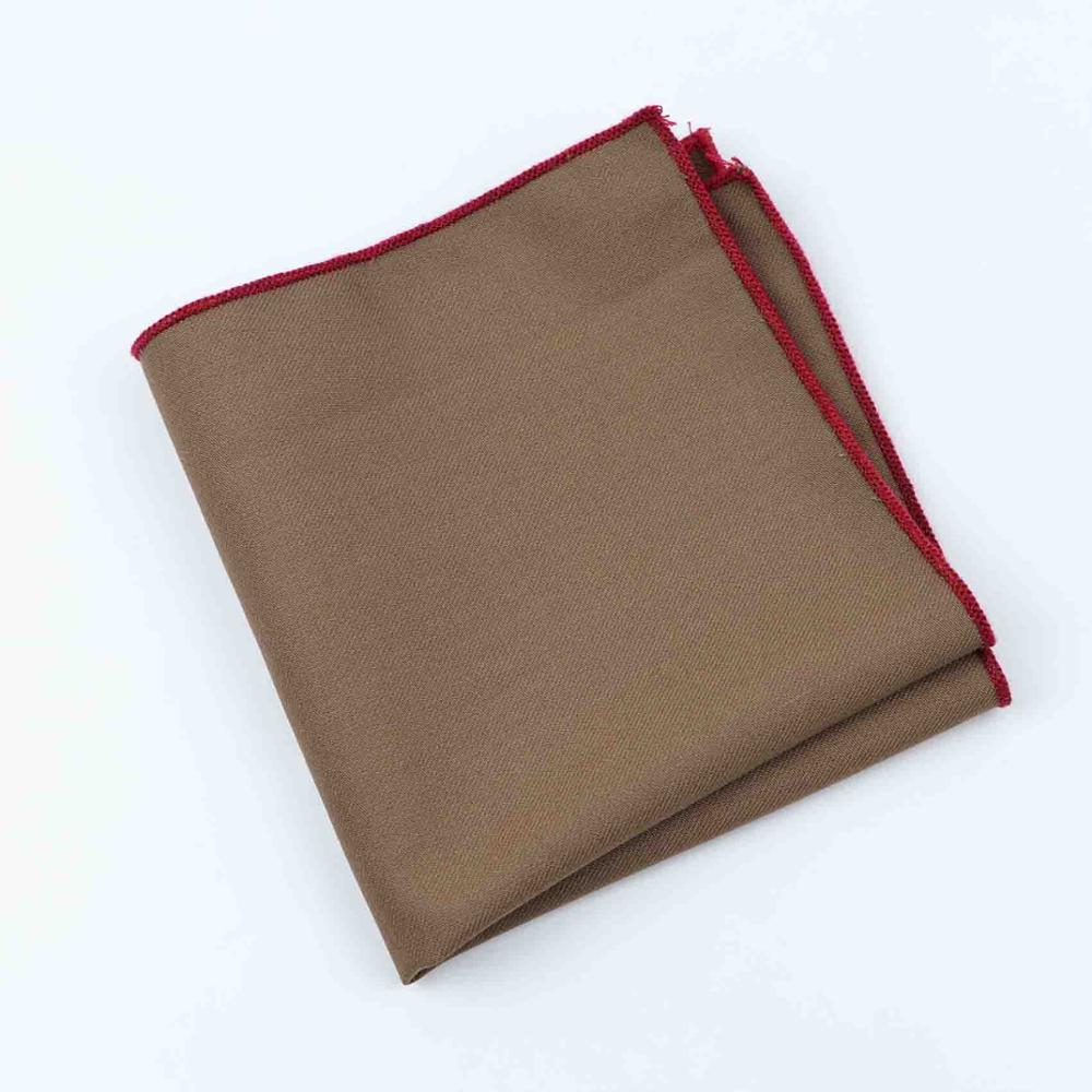 Lommetørklæde tørklæder vintage stof af forretningsdrag hankies mænds lomme firkantede lommetørklæder uld bomuld 25*25cm: 5