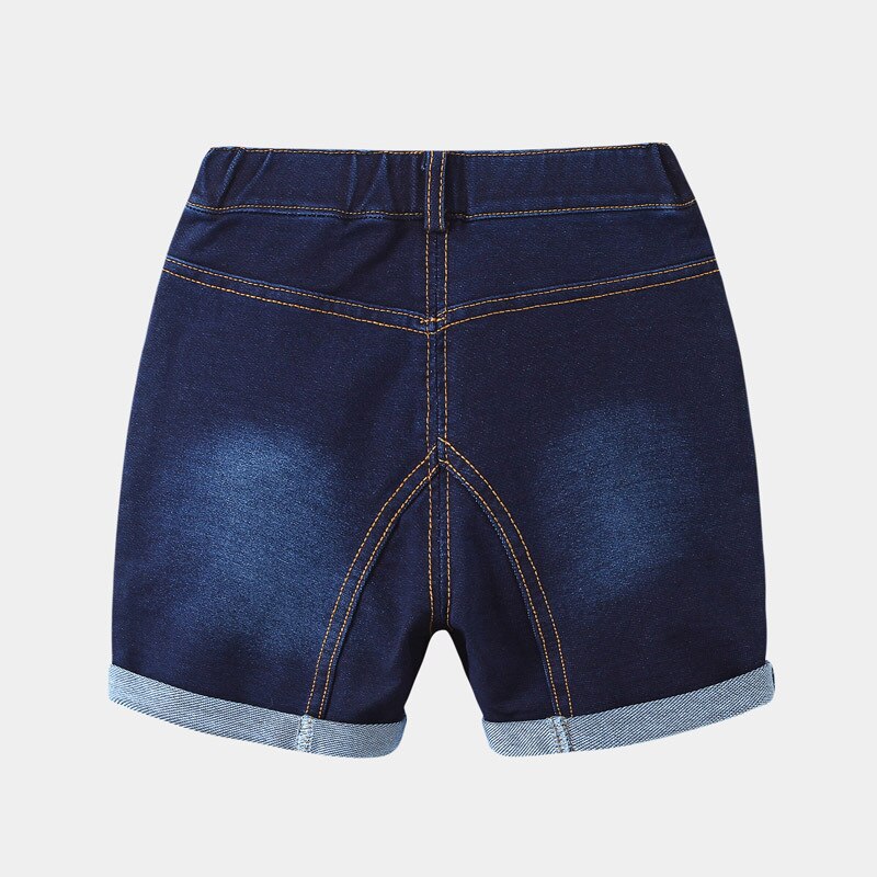 Jungen Mädchen Denim kurze Hose Sommer Baumwolle elastisch Taille Kleinkind Knie Länge Hose Baby Jean Hose Kinder Kinder Kleidung