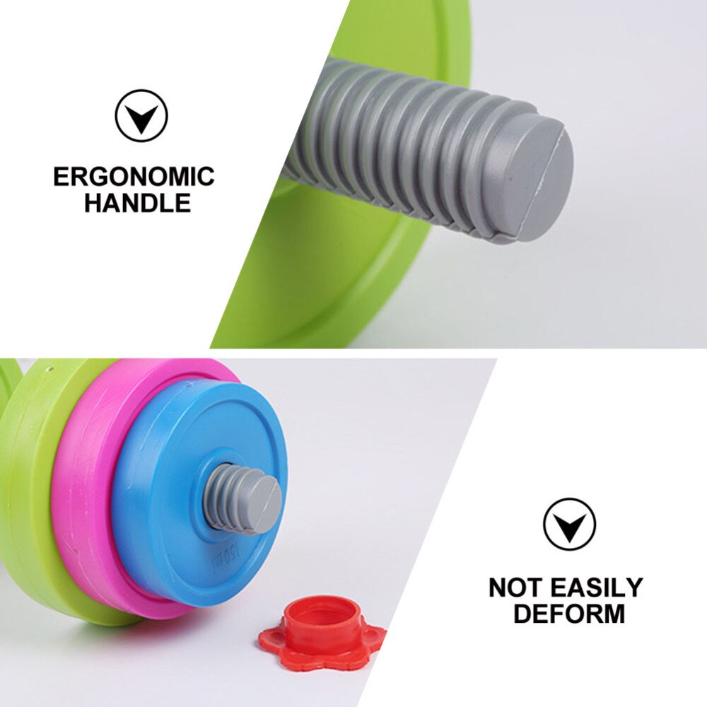 1 Set Adjustable Kids Dumbbell Ergonomic Children Sports Fitness Barbell