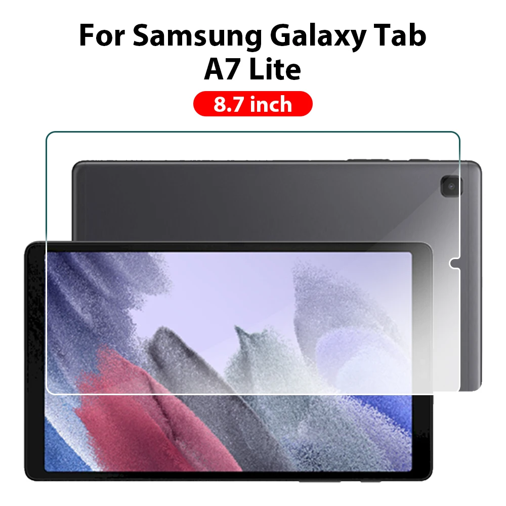 Protector de pantalla de vidrio templado para Samsung Galaxy Tab S9 S8 Ultra S7 Fe Plus para Samsung A9 A8 A7 Lite accesorios de película para tableta: Oro