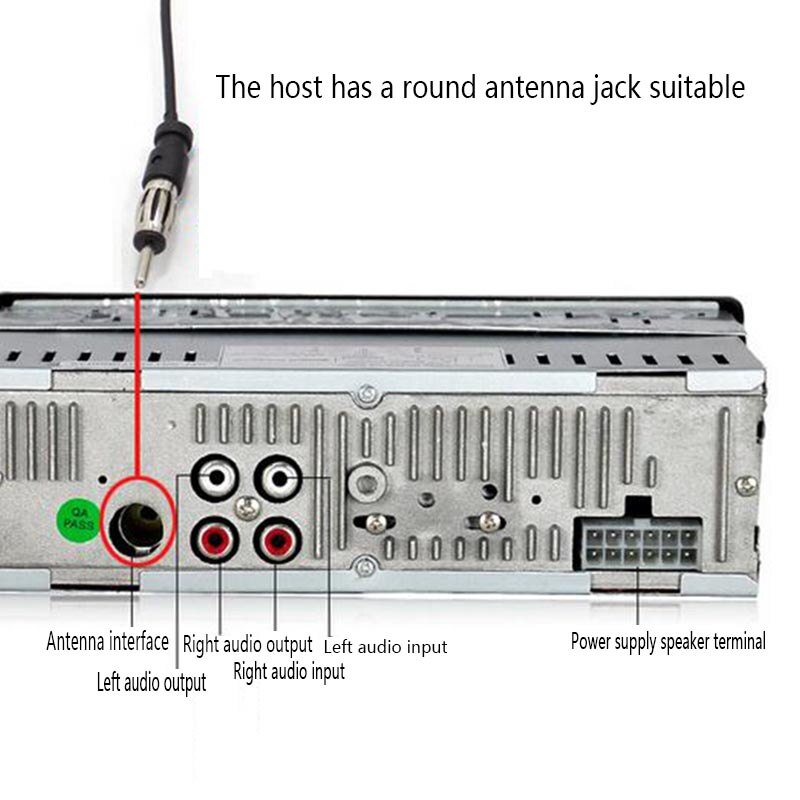 Base magnetica per antenna AM/FM per auto universale 1PC con cavo di prolunga 2.8 per antenna radio CD automatica