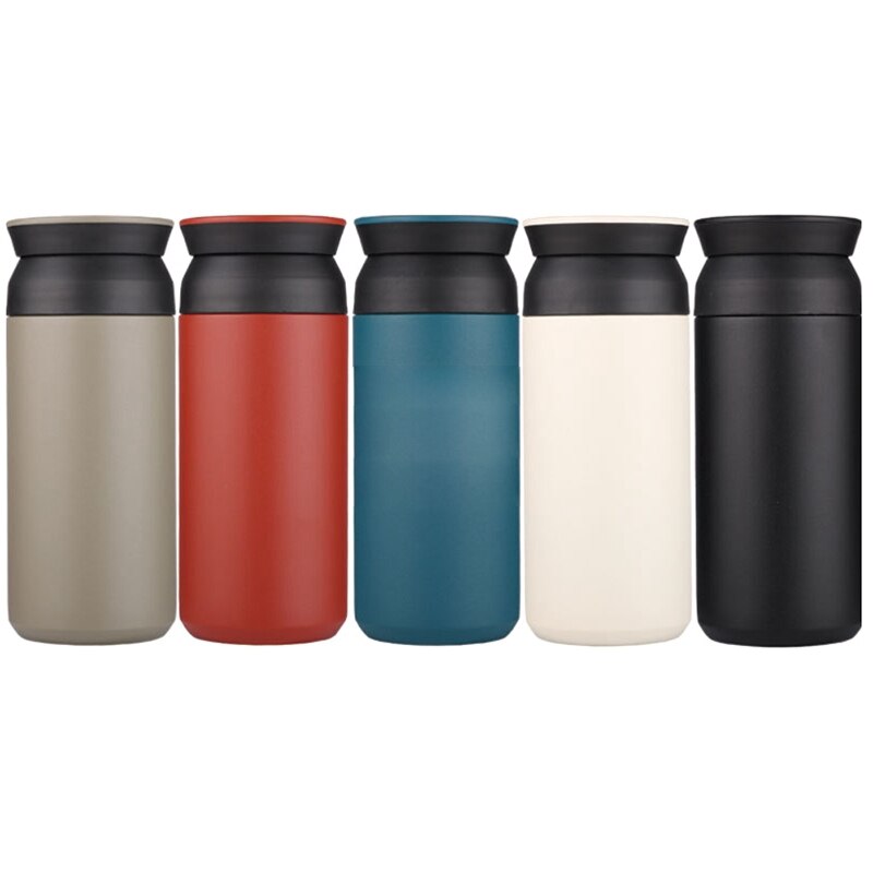350Ml Cup Vacuüm Fles Rvs Thermo Cup Fles Thermo Dubbele Muur Thermische Koffie Mok Reizen Tumbler