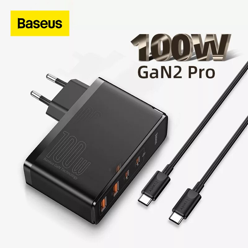 Baseus Gan Charger 100W Pd Qc 4.0 3.0 Usb Fast Charger Type C Quick Opladen Usb C Telefoon Oplader voor Iphone 12 Pro Max Macbook