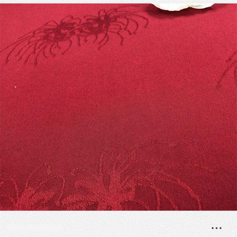 CF1056 Chinese Traditional Silky/Cotton Spiders Jacquard Fabric Chinese Wedding Clothing Red Spiders Fabrics DIY Sewing Material