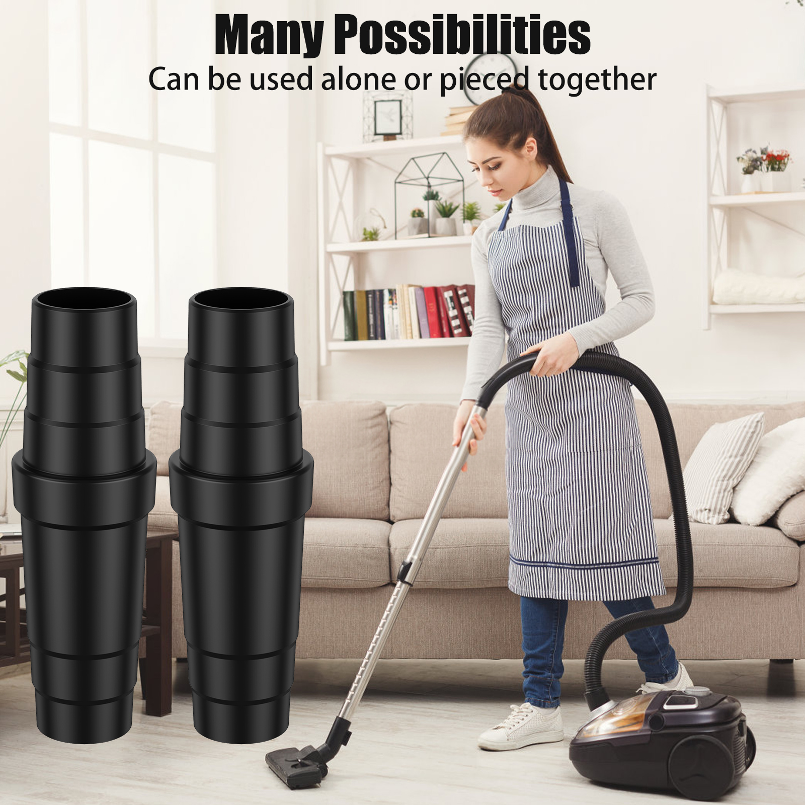 Universele Stofzuiger Slang Adapter Converter Vervanging Onderdelen 31.5/32.5/34.5/35.5/37/38/40/44/45Mm Connector Accessoires