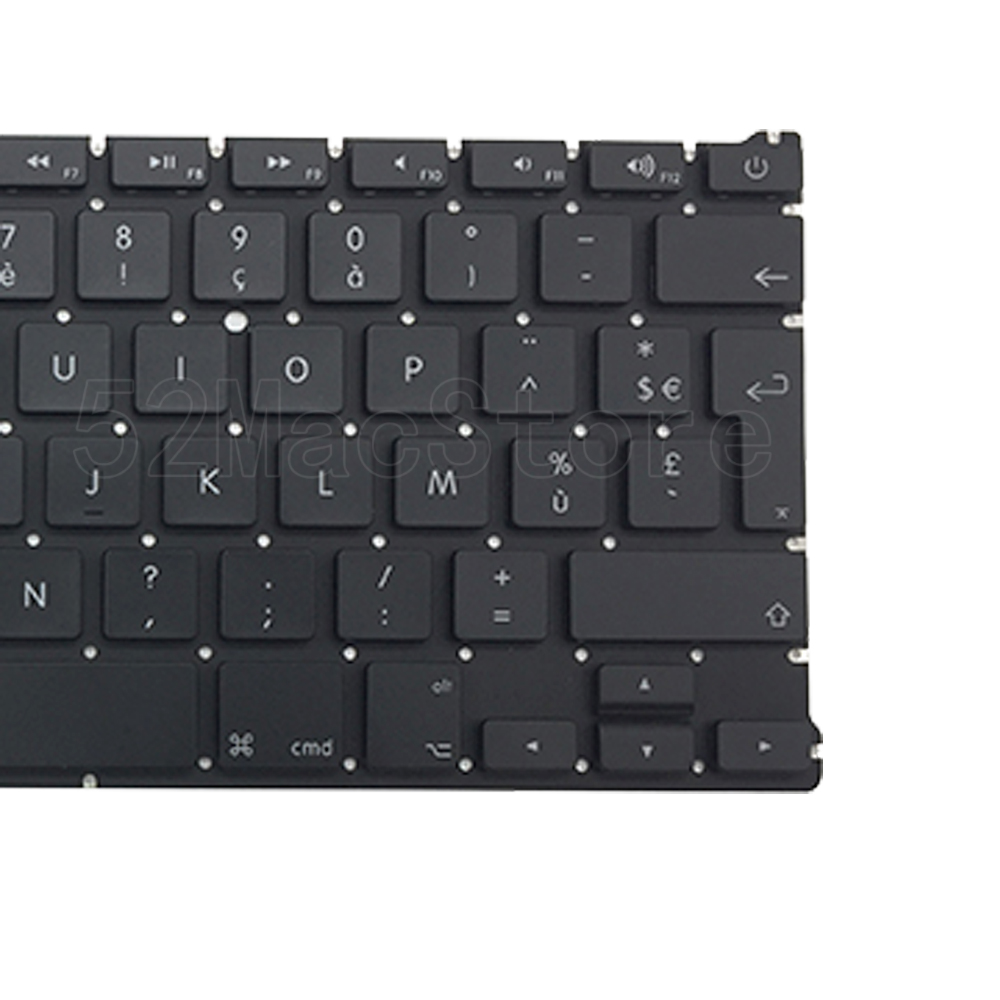 teclado francés para ordenador portátil A1369 para Apple Macbook Air 13 "A1369 A1466 teclado AZERTY francés + retroiluminación año