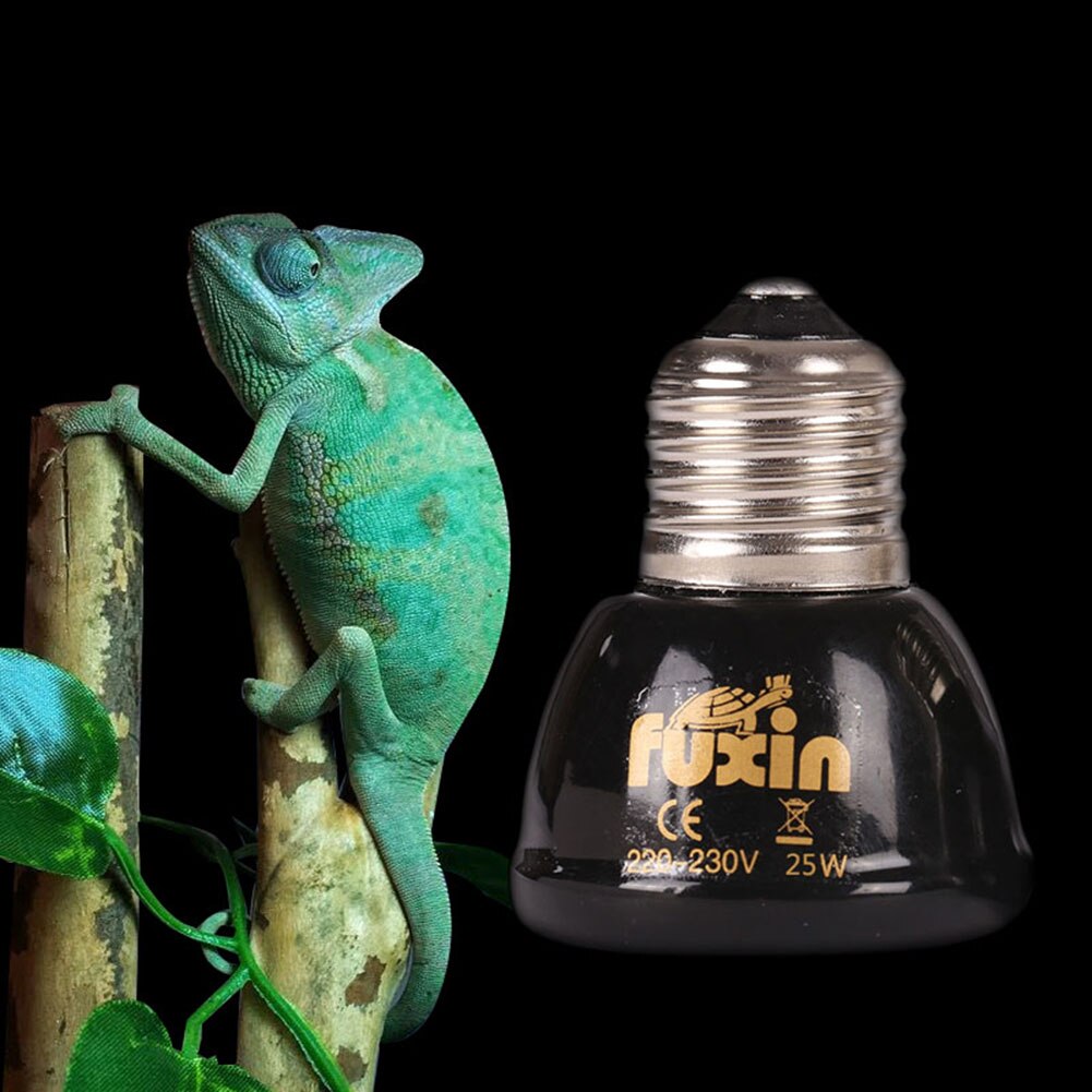Pet Heating Light Bulb E27 25W 50W 75W 100W Mini Infrared Ceramic Emitter Heat Lamp Bulb Black for Reptile Pet Brooder 110V/220V