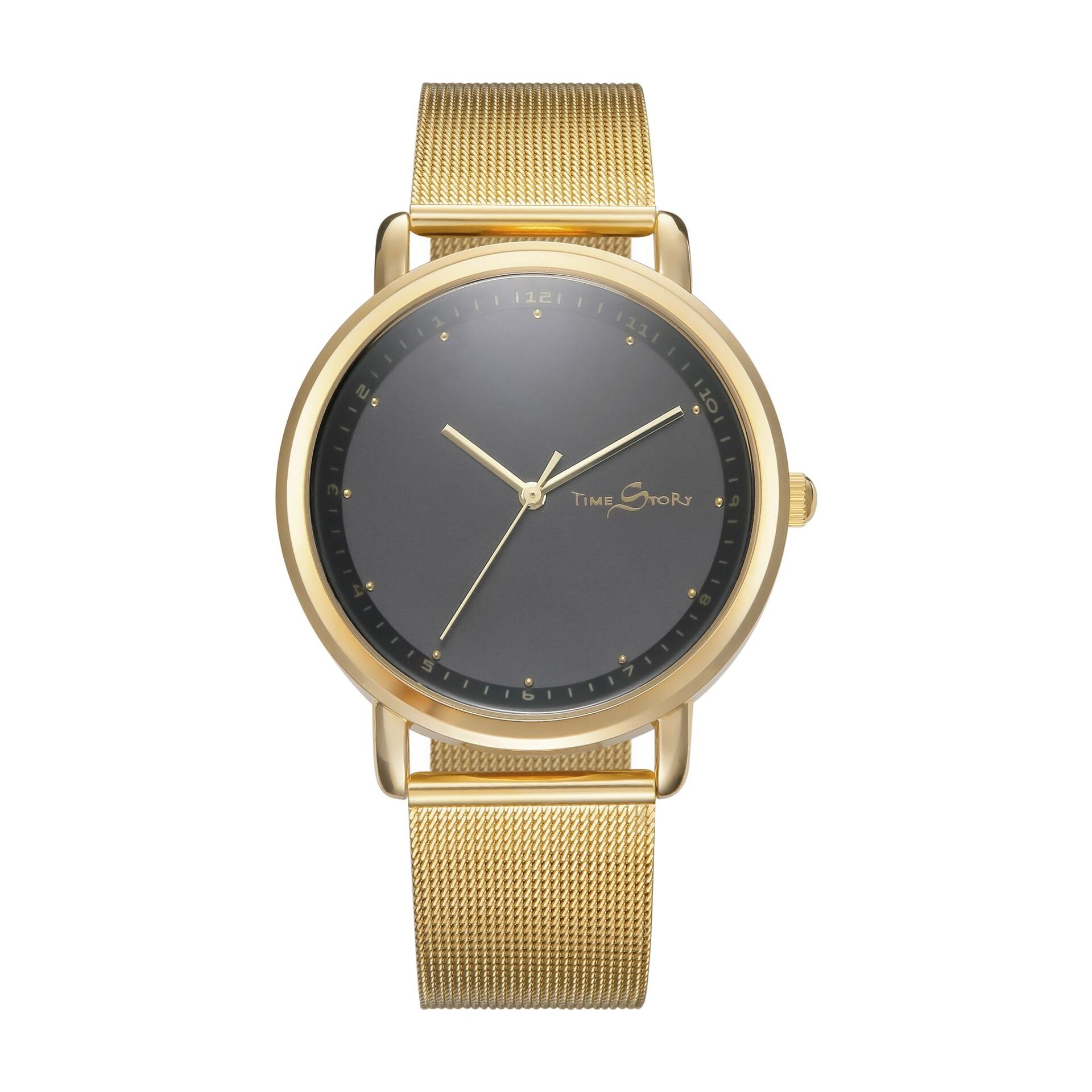 Lovers 'Quartz Horloge Reverse Linksom Olie Druk Wijzerplaat Waterdichte Reverse Leather Lovers' Horloges: steel gold black