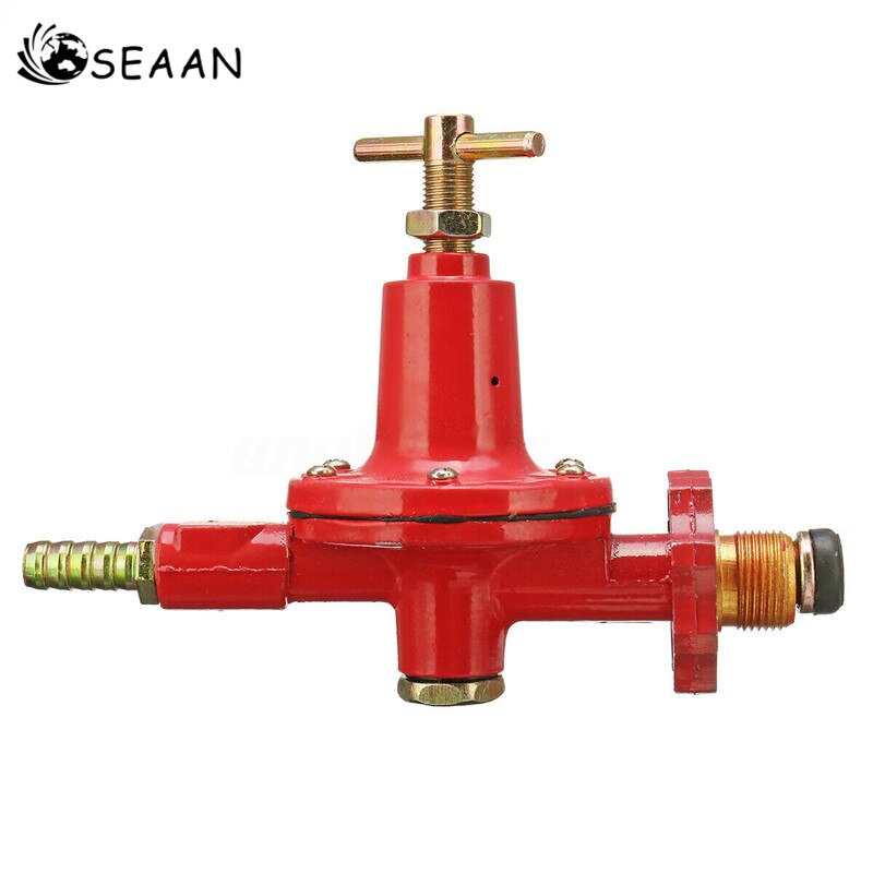 SEAAN, 1 Uds., 0-30PSI, regulador ajustable de propano de alta presión, Gas licuado, para exteriores, barbacoa, quemador, freidora, válvula, presurizador eléctrico