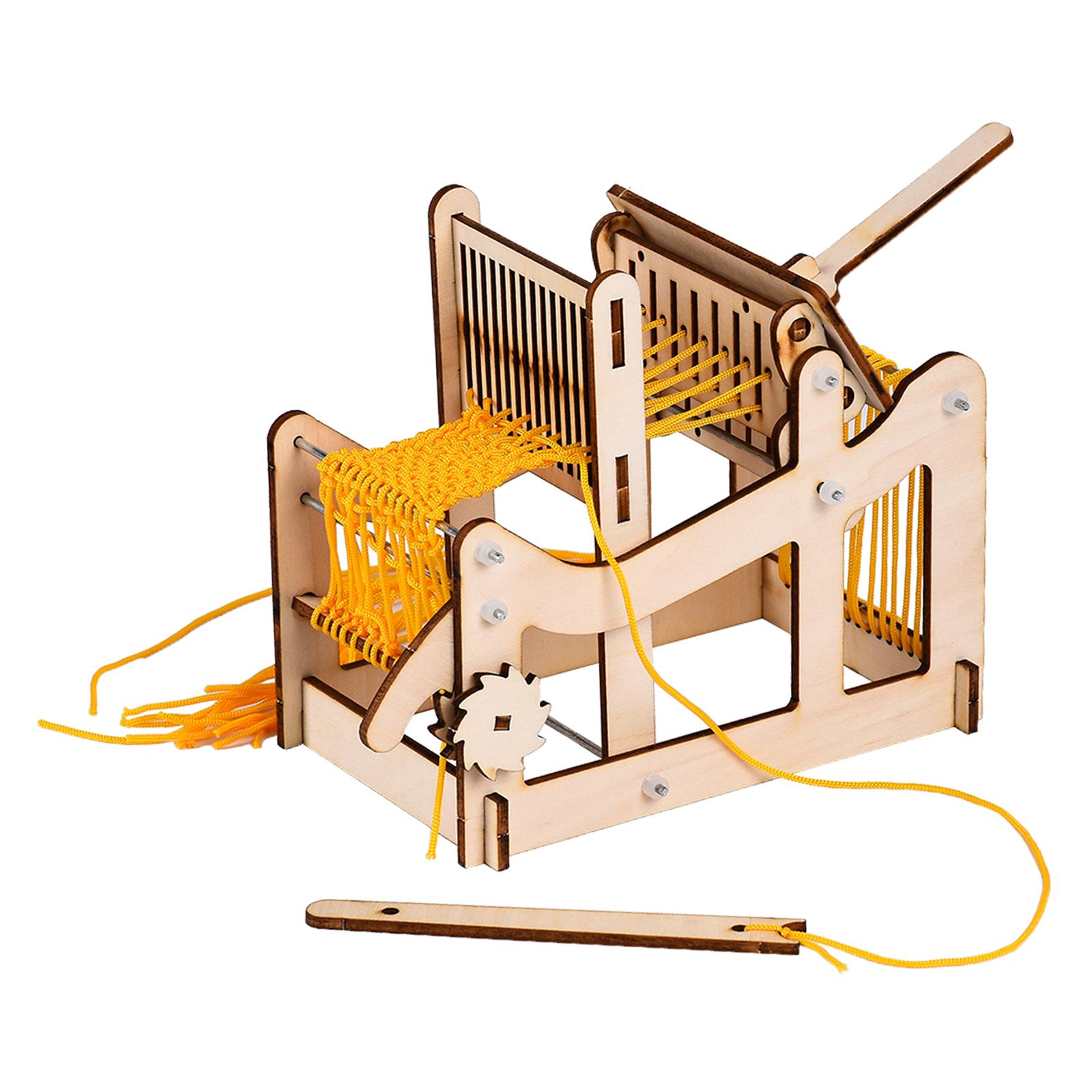 Wooden DIY Hand-Knitting Weaving Machine Develops Creativity for Beginners
