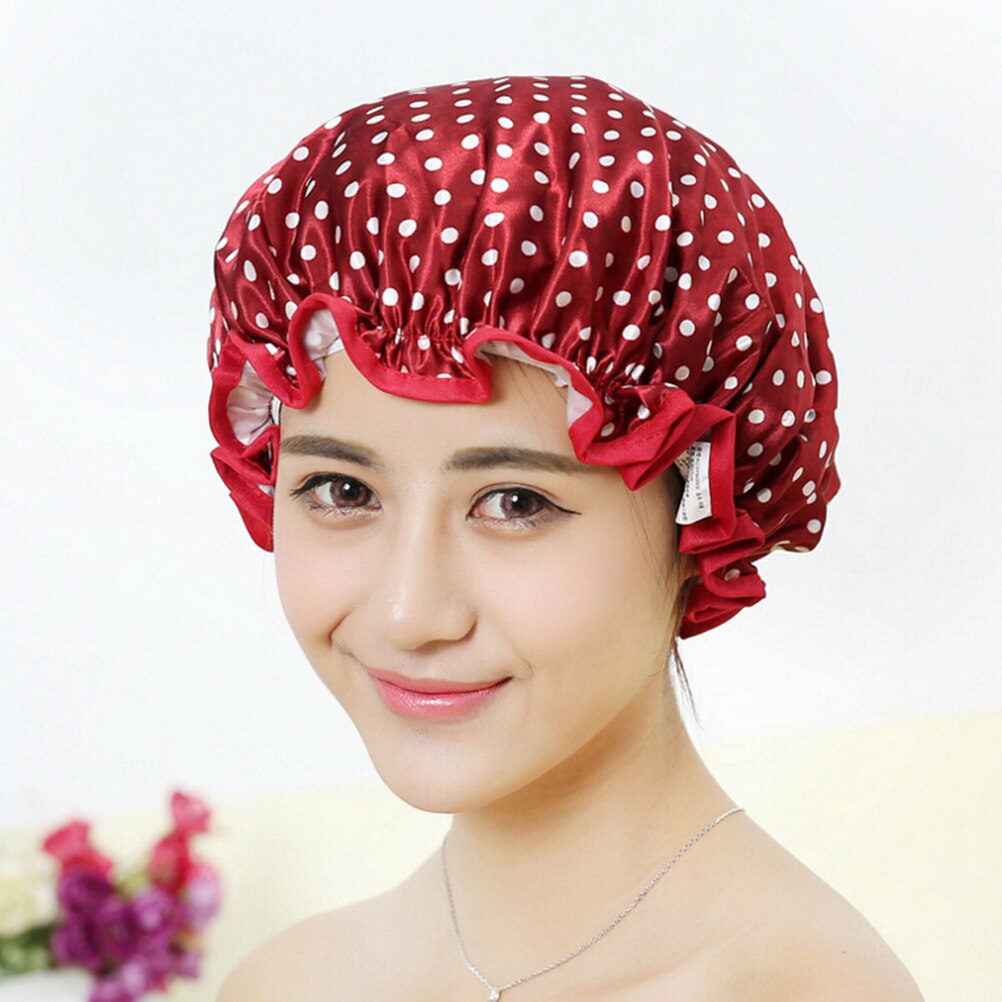 Duschkappen 4er Set Mit Einhorn-Muster – Wasserdicht, Elastisch, Für Damen & Mädchen