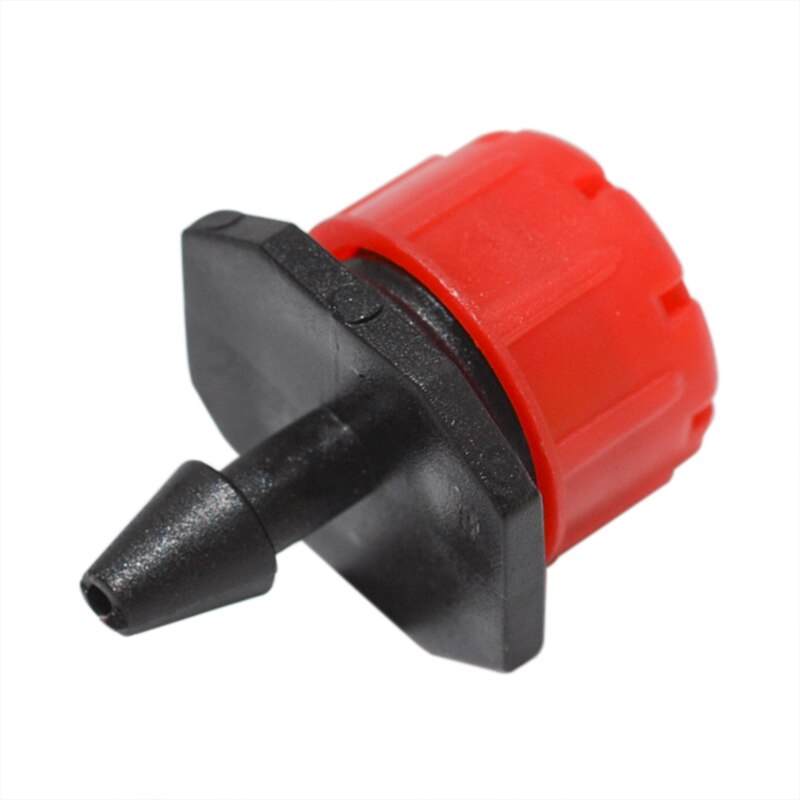 100pc Adjustable Gardening Micro Flow Drip Head Barb Irrigation Watering Dripper Sprinkler Pot For Greenhouse
