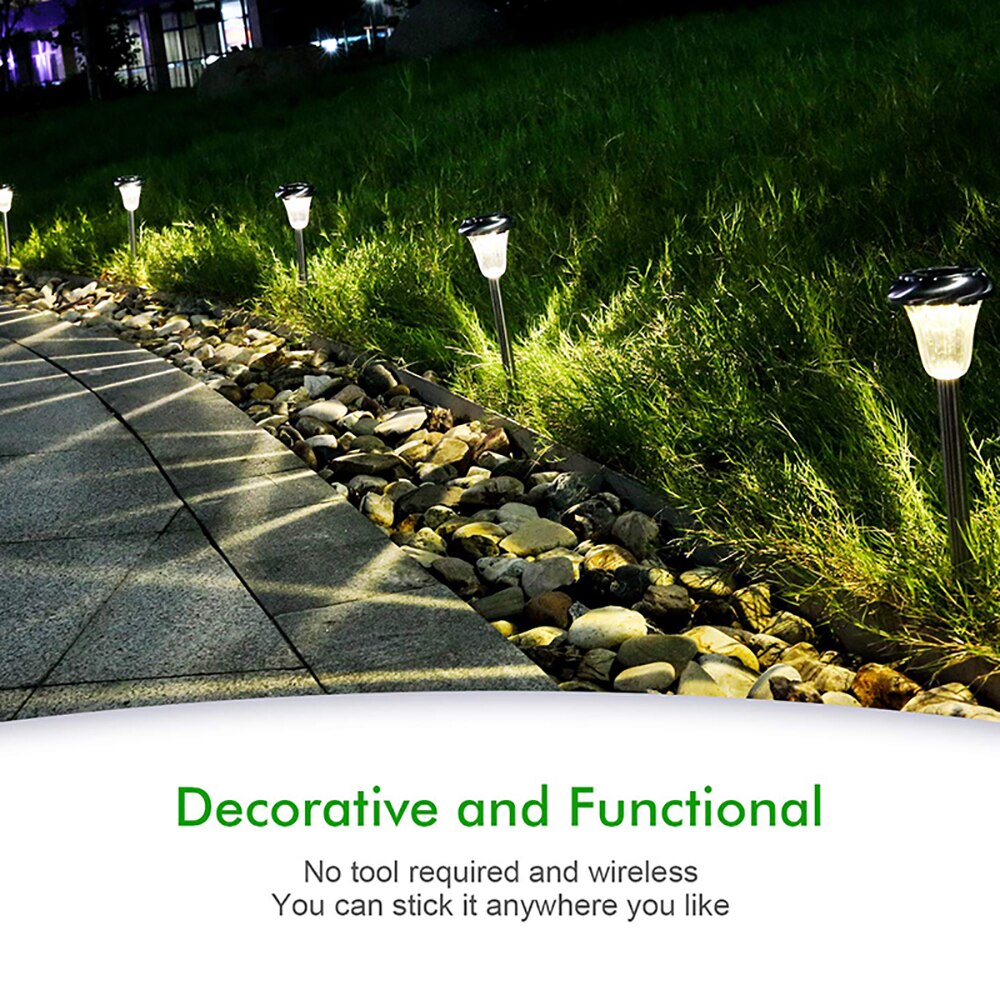 1/6/12PCS XR638 Lawn Light LED Outdoor Waterproof Garden Lawn Landscape Lamp Community Garden Road Path Decorative Lighting